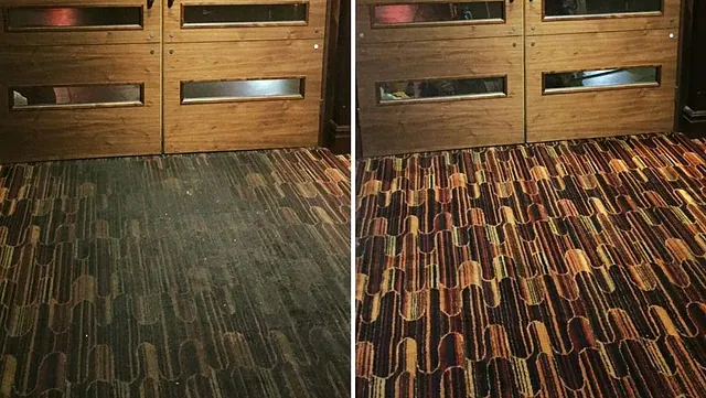 Before and after night club
